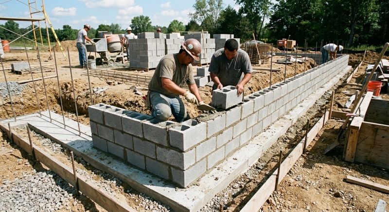 Block Foundation Installation in Old Saybrook, CT